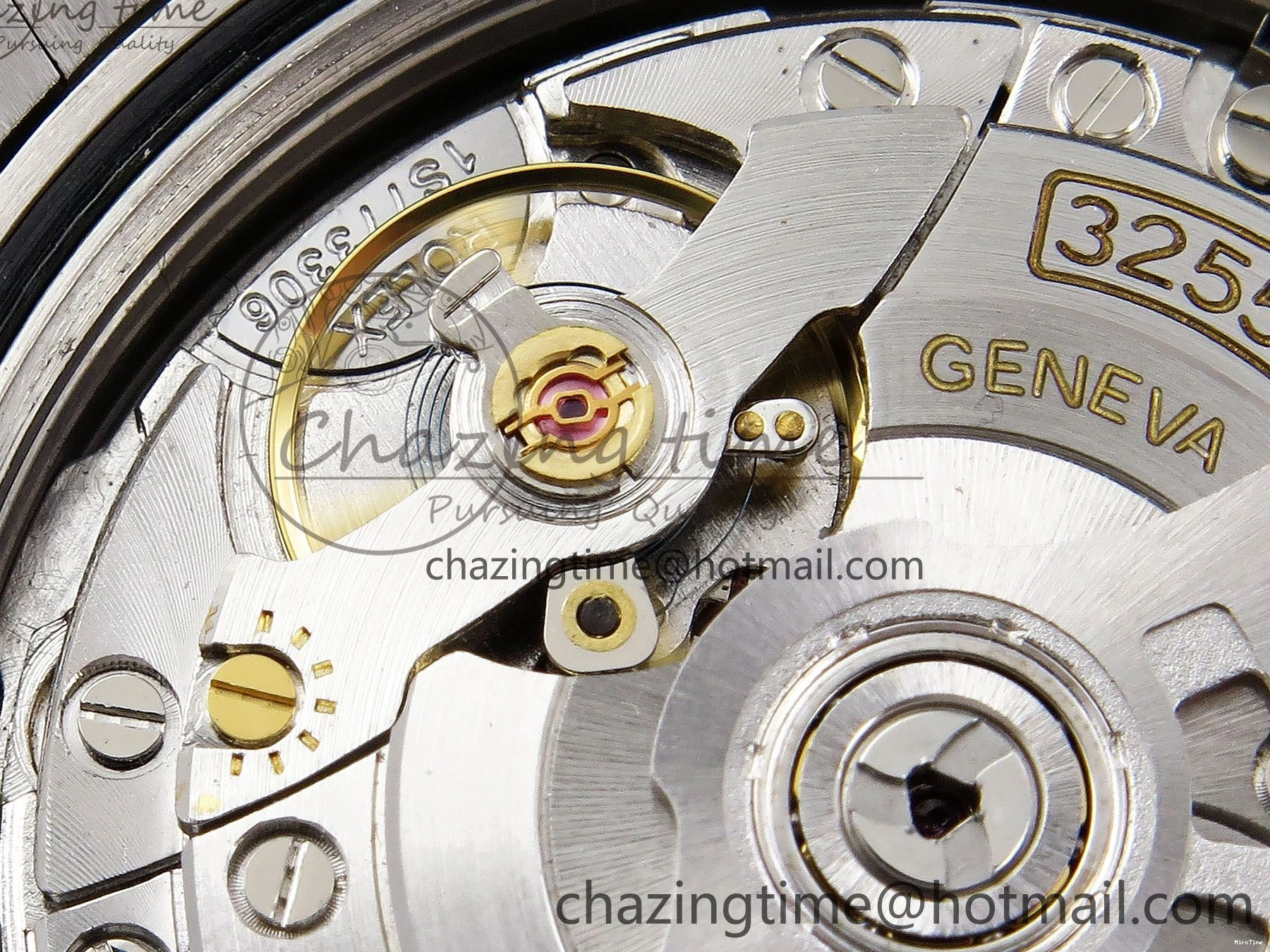 MiroTime 0108 DayDate 40 SS JDF 904L Steel White Roman Dial on President Bracelet VR3255 V3 (Gain Weight) Resilient 1424